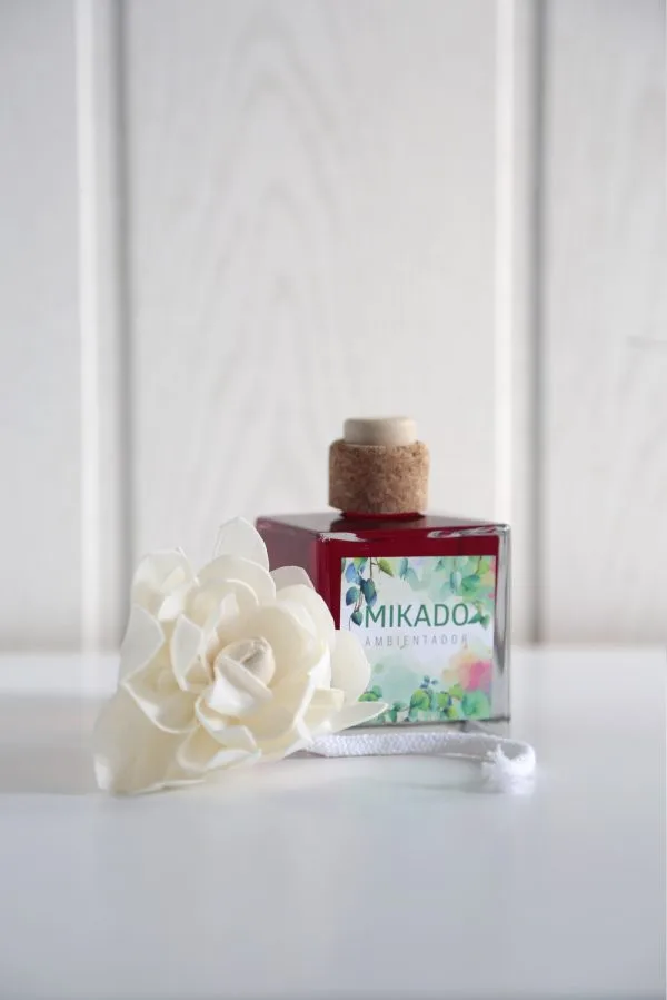 Mikado 100 ml. con Rosa papel Aroma a rosas - Imagen 2